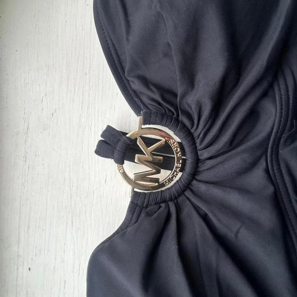 Michael Kors size 6 women's‎ Onepiece swim suit black designer